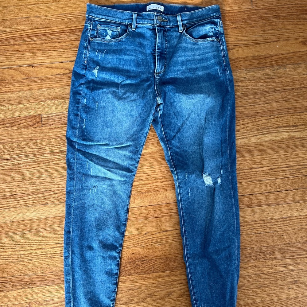 Loft High Waist Skinny Jeans